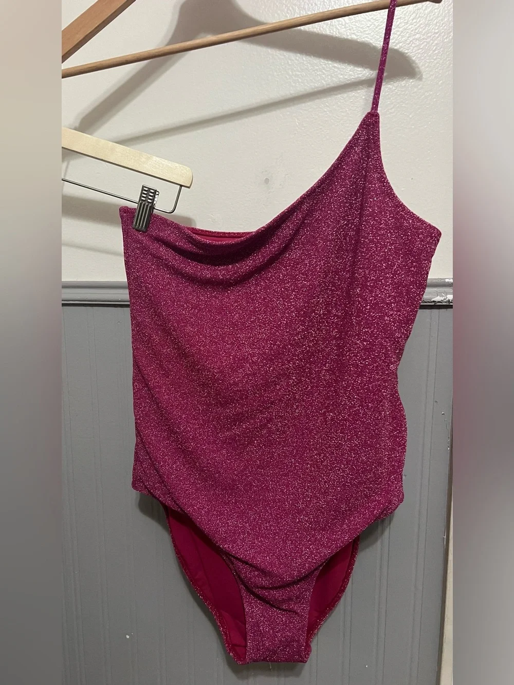 Good American Hawaiian Pink 90's One Piece Swimsuit / Large / Barbiecore / SWIM